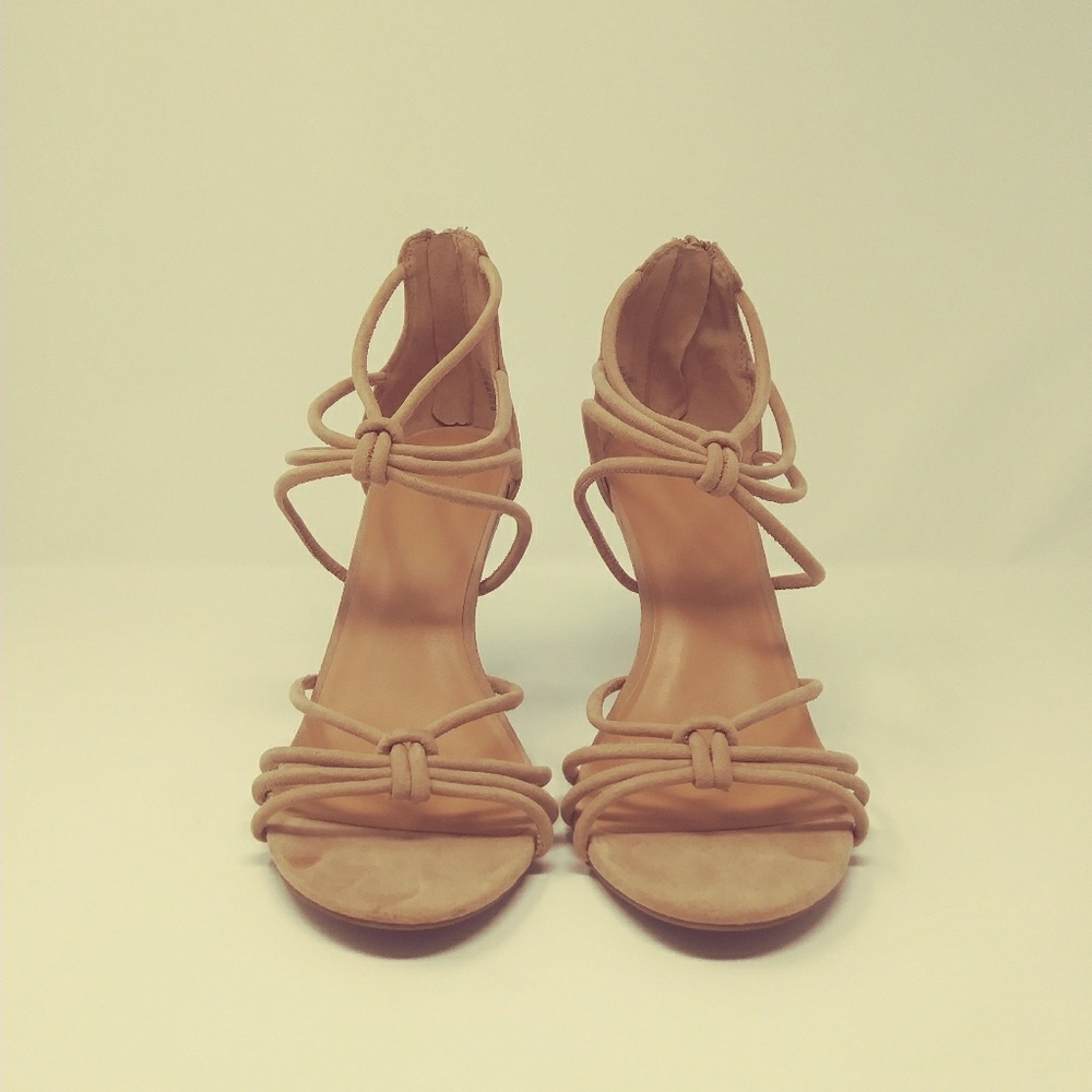 A New Day tan Strappy heels